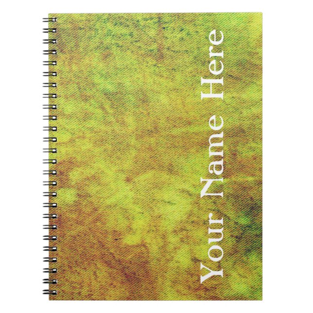 Caderno Espiral Design de Denim Lavado #5 @ Emporio Moffa (Frente)