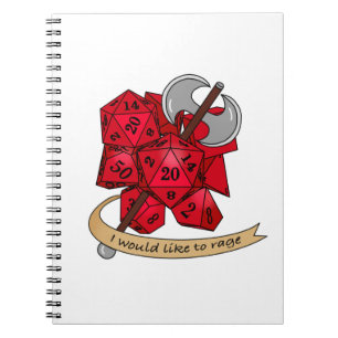 Caderno Espiral Design de Dice Barbary