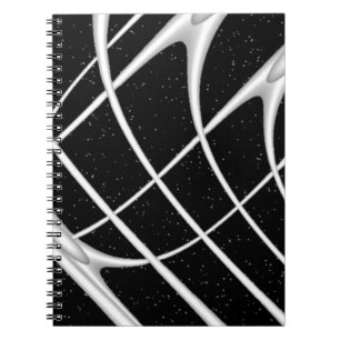 Caderno Espiral Design de Espaço Galáxico