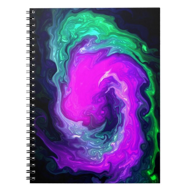 Caderno Espiral Design de espiral (Frente)