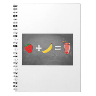 Caderno Espiral Design de estilo de vida saudável