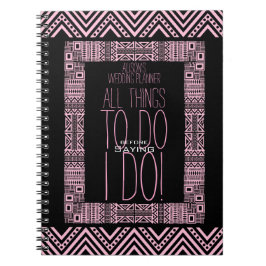 Caderno Espiral Design de Étnica Personalizada Planner 3
