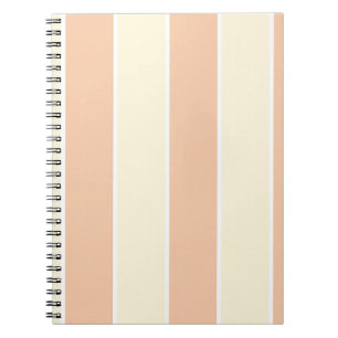 Caderno Espiral Design de padrão de listra vertical em cor suave