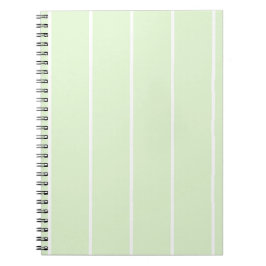 Caderno Espiral Design de padrão de listra vertical em cor suave