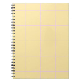 Caderno Espiral Design de padrão de listra vertical em cor suave
