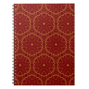 Caderno Espiral Design de papel de parede decorativo em forma.
