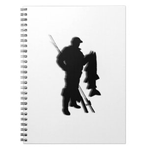 Caderno Espiral Design de Pesca