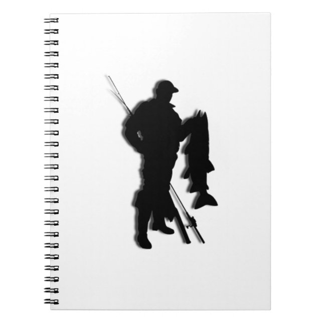 Caderno Espiral Design de Pesca (Frente)