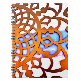 Caderno Espiral Design de Portão Árabe
