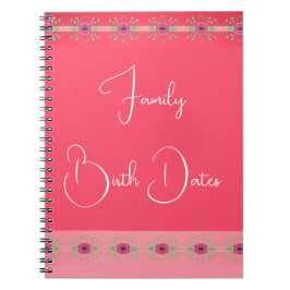 Caderno Espiral Design de Rosa