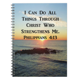 Caderno Espiral Design DE SCRIPTURE DE 4:13 FILPIANOS PESADOS