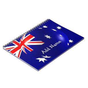 Caderno Espiral Design de Sinalizador Australiano