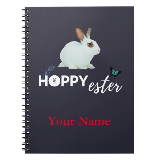 Caderno Espiral Design Divertido da Cerveja Ester Hoppy (Frente)