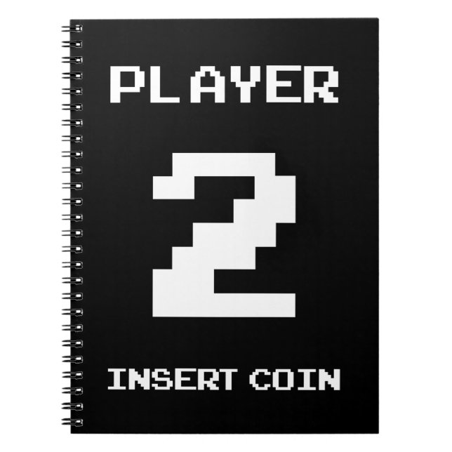 Caderno Espiral Design do jogador 2 (Frente)