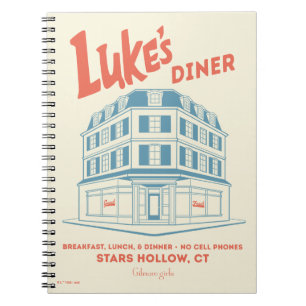 Caderno Espiral Design do Luke’s Diner Stars Hollow