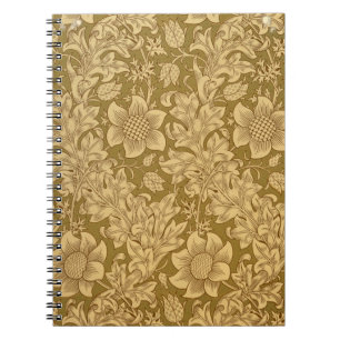 Caderno Espiral Design do papel de parede do "Fritillary", 1885