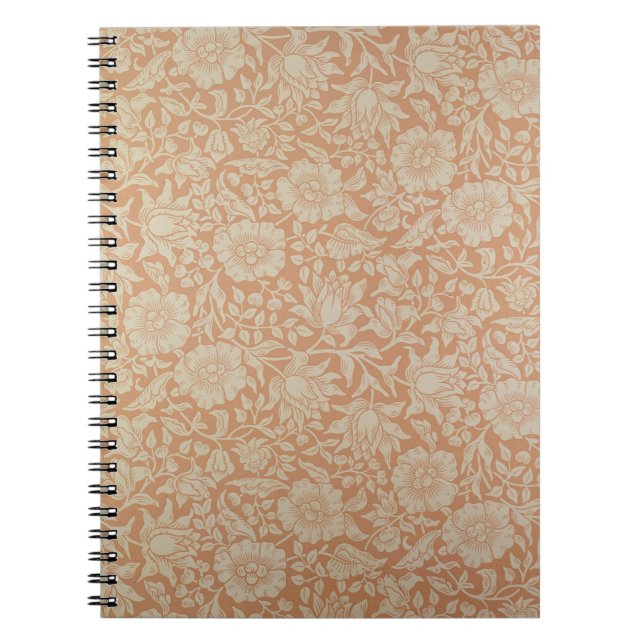 Caderno Espiral Design do papel de parede do "Mallow" (Frente)