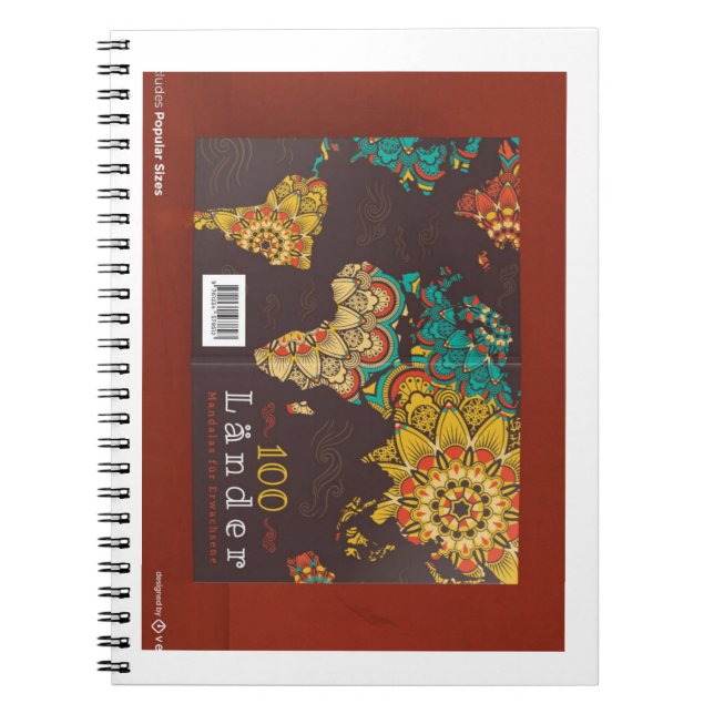 Caderno Espiral Design EXCLUSIVO DO LIVRO DE NOTAS ESPIRAL (Frente)