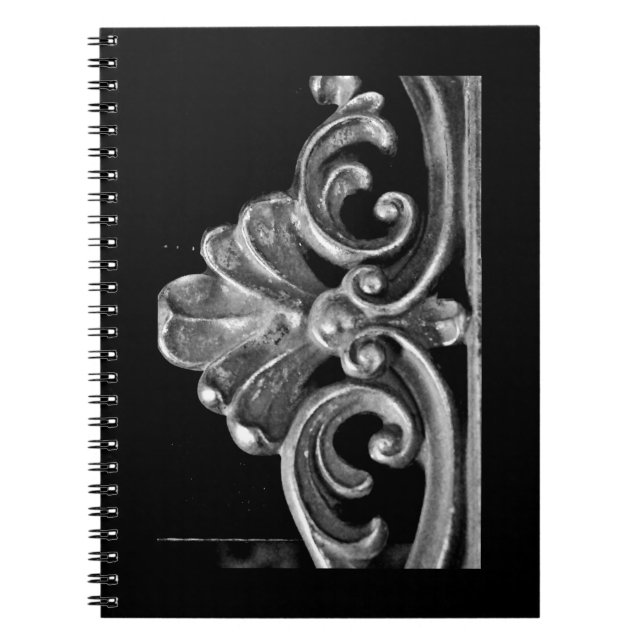 Caderno Espiral Design francês Vintage (Frente)