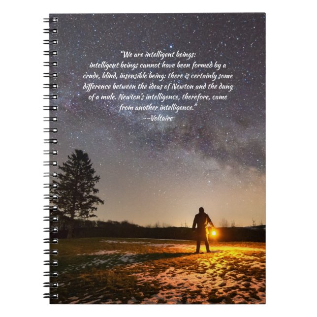 Caderno Espiral Design inteligente de Voltaire (Frente)