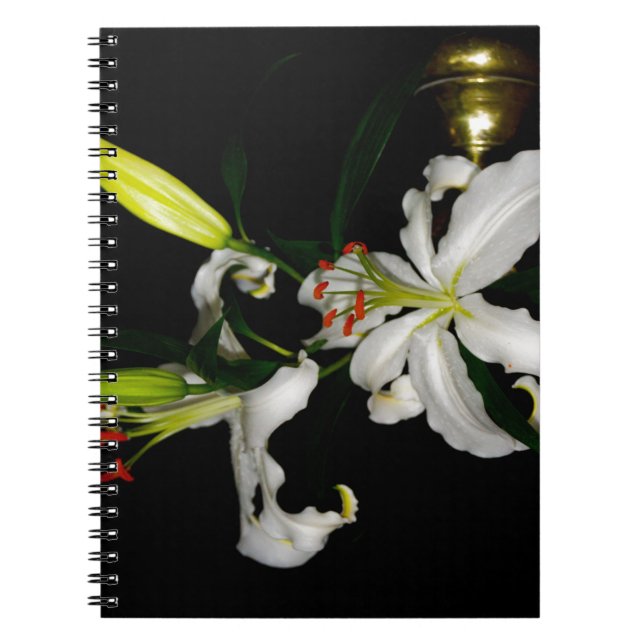 Caderno Espiral Design Irlandês - A Coleção Flor (Frente)
