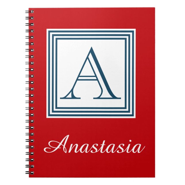 Caderno Espiral Design Monograma (Frente)