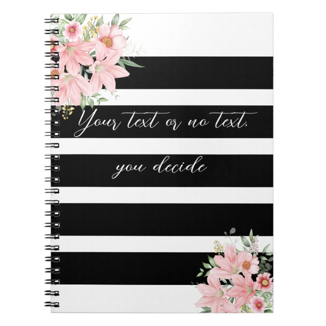 Caderno Espiral Design personalizável personalizado (Frente)