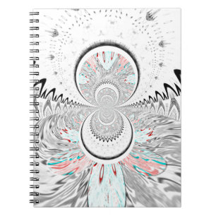 Caderno Espiral Design.png da Índia vermelha