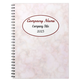 Caderno Espiral Design Popular Mármore Branco