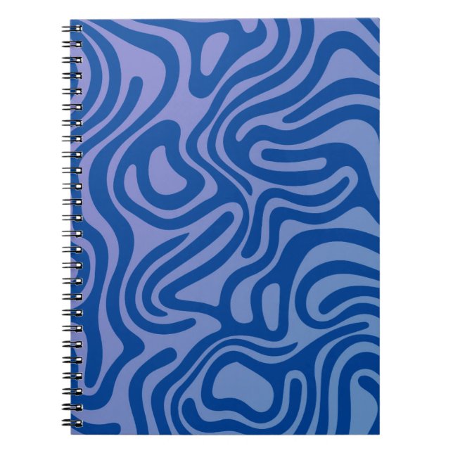 Caderno Espiral Design simple et élégant Carnet spiral abstrait (Frente)