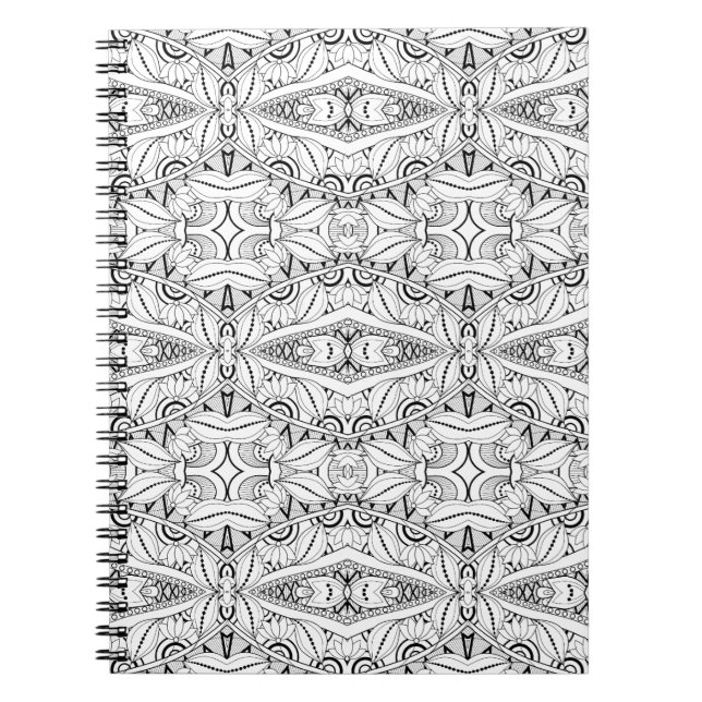 Caderno Espiral Design tribal inspirado (Frente)