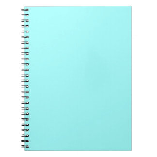 Caderno Espiral Designer Personalizado de Cor Azul Bebê