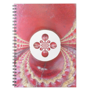 Caderno Espiral Designs de bolas de críquete Hakuna matata