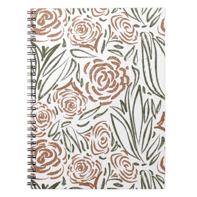 Caderno Espiral Designs de Jardim das Víbias (Frente)