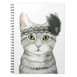Caderno Espiral Desligar Cat  Bejwelt Com rendas