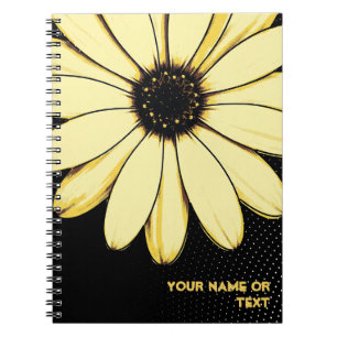 Caderno Espiral Despertar Botânico: Osteospermum 'Buttermilk'