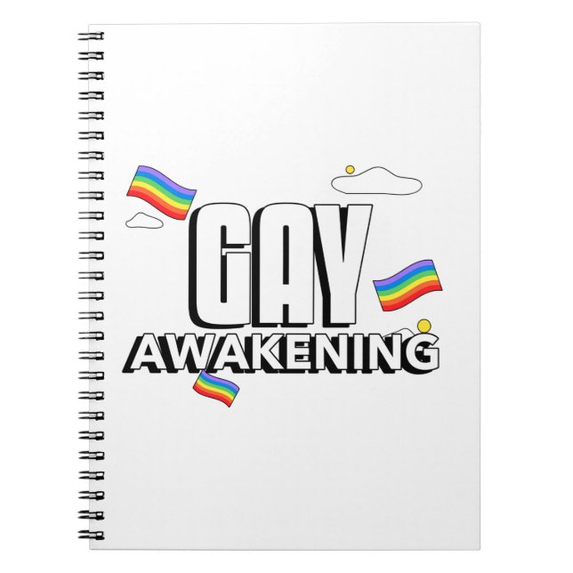 Caderno Espiral Despertar gay (Frente)