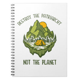 Caderno Espiral Destruir A Patriarquia Não O Planeta