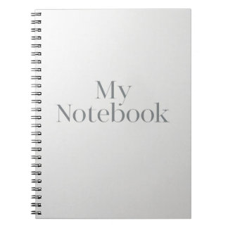 Caderno Espiral Detalhe do MV: leve e letterform