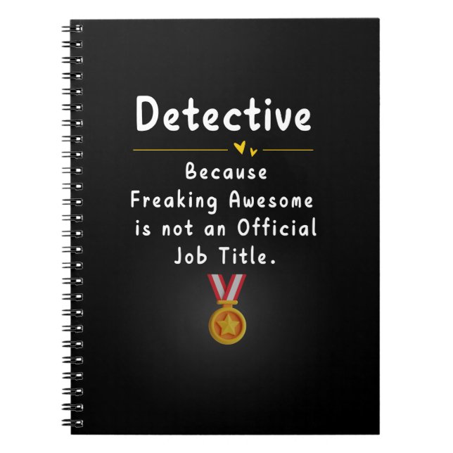 Caderno Espiral Detetive (Frente)