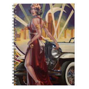 Caderno Espiral Detroit, Michigan  Motor City