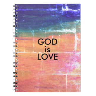 Caderno Espiral Deus é Amor 