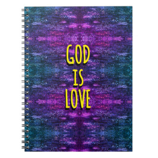 Caderno Espiral Deus é Amor 