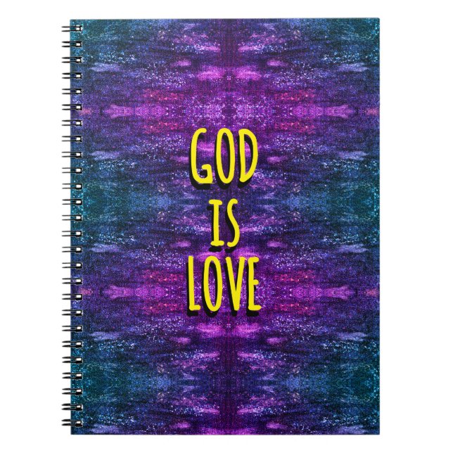Caderno Espiral Deus é Amor  (Frente)