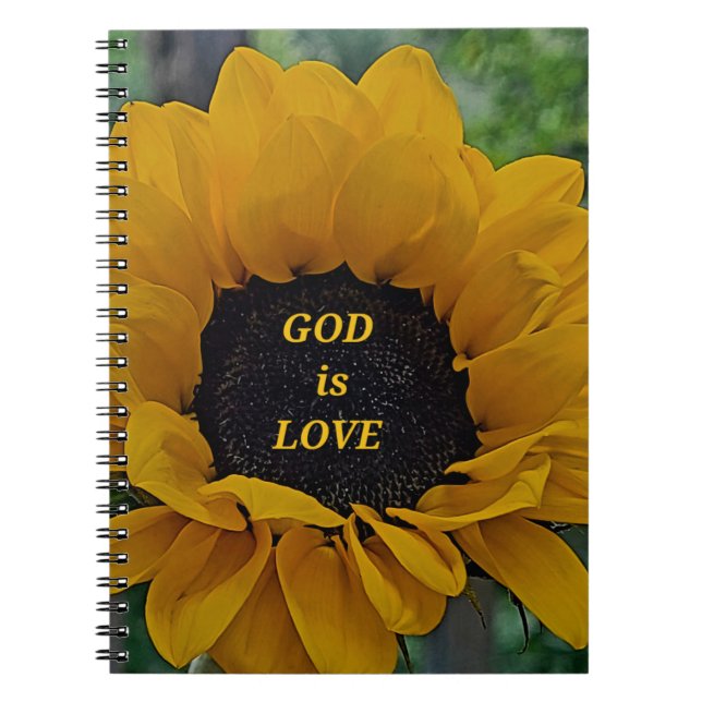 Caderno Espiral Deus é Amor  (Frente)