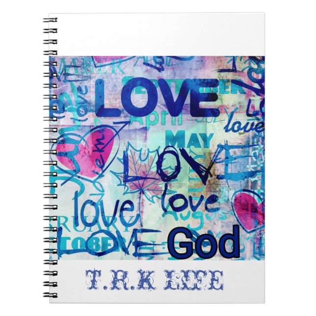 CADERNO ESPIRAL DEUS É AMOR (NOVO) (Frente)