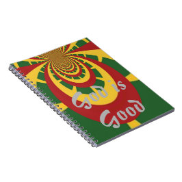 Caderno Espiral Deus é Boa Vintage LEGAL RETRO jamaicas Rasta