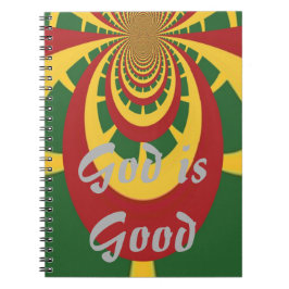 Caderno Espiral Deus é Boa Vintage LEGAL RETRO jamaicas Rasta