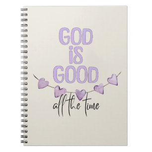 Caderno Espiral Deus É Bom O Tempo Todo