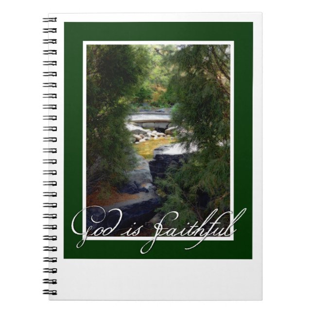 Caderno Espiral Deus é Fiel (Frente)